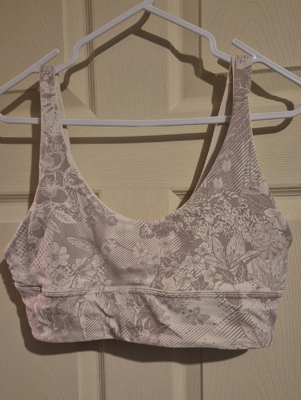 🍋 Lululemon Align Bra Size 12 Tapestry of Pride Print Beech White Mojave Tan